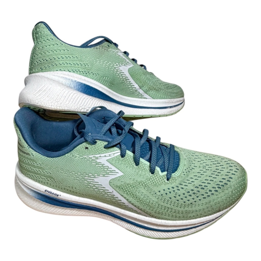 361 Degrees‎ Women's Centauri Running Shoes Sneakers Green Blue 11.5